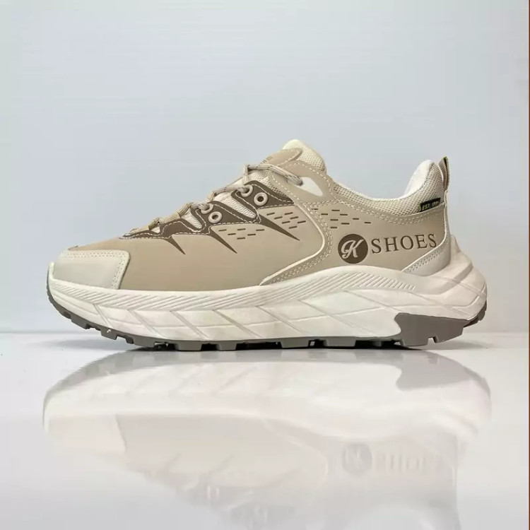 کفش مردانه kshoes طرح هوکا ضدآب کرم
