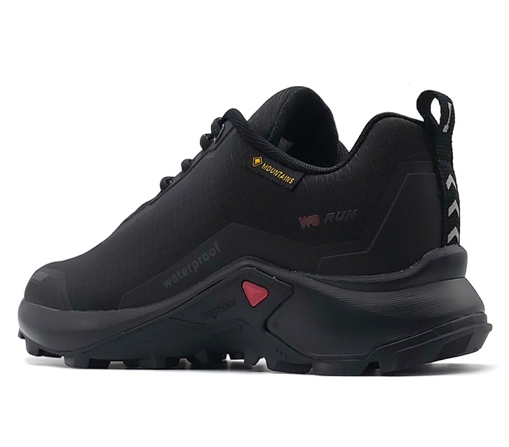 کفش ضدآب آی رانر I-runner تمام مشکی رویه برزنتی Z004