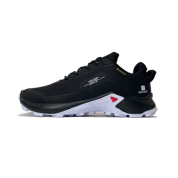 کفش ضدآب مردانه آی رانر I-runner مشکی زیر سفید رویه برزنت A5