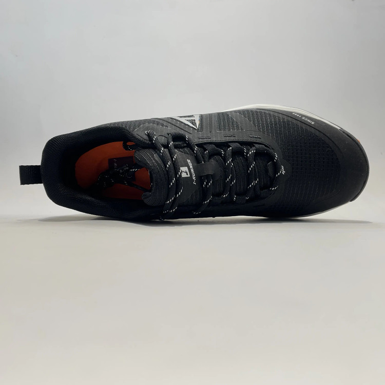 کفش ضدآب مردانه آی رانر I-RUNNER رنگ مشکی سفید رویه برزنتی کد A386